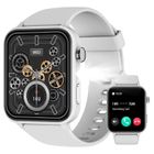 IOWODO Montre Connectée Homme Femme 1.91" Écran Smartwatch Appel Bluetooth 100 modes Sport IP68 pour iOS Android Samsung Iphone