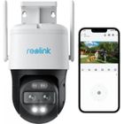 Reolink Camera Surveillance Trackmix 8MP 2,4-5 GHz WiFi,Double Objectif,Zoom 6X,Détection Intelligente,Suivi Automatique