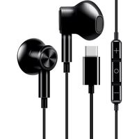Écouteurs USB C, OnePlus Nord 2 Écouteur USB Type C dans l'oreille Écouteur Filaire Casque Stéréo HiFi avec Micro pour Samsung  A683