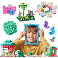 MAWEBLOCKS Jeux de Construction,Multicolore,Ensemble de Briques de Construction STEM,200 pièces,Jouet Enfant 5 6 7 8 9 Ans et Plu