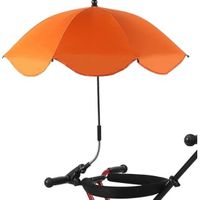 Parasol de poussette pour tout-petit, chaise pour enfant avec parapluie, protection UV réglable, parasol avec pince, parapluie