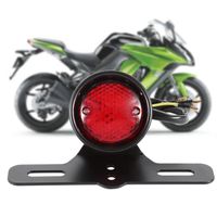 Feu arrière moto LED rétro rouge arrière Lampe d'arrêt de frein pour Honda Yamaha HB066