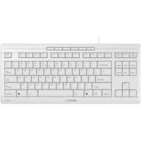 CHERRY STREAM KEYBOARD Clavier filaire QWERTY Blanc-gris