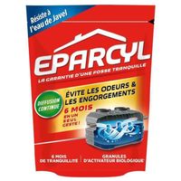 LOT DE 4 - EPARCYL - Entretien des fosses septiques - Granules - Sachet 200 G