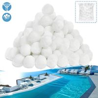 Balles filtrantes pour systèmes de filtration à sable - LARS360 - 1400 g - 100% polyéthylène - Blanc