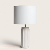 TECHBREY Lampe à Poser en Céramique Corbusier Ø300x430 mm  Blanc