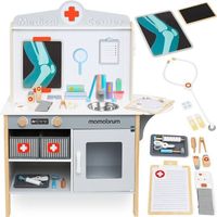 Kit de jeu de clinique vétérinaire pour enfants, garçons et filles, jeu de rôle de médecin, écran X, seringue, thermomètre