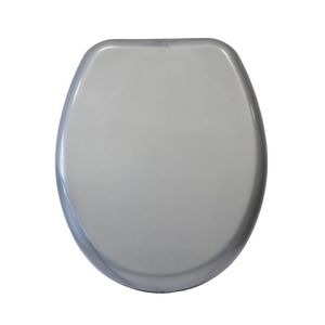Lunette De WC Design Gris Avec Fixations - Modèle 732 - Neuve
