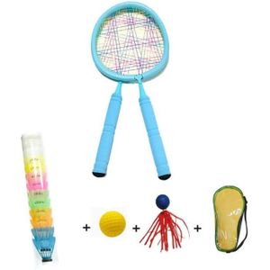 KIT BADMINTON 2 en 1 raquettes de badminton et tennis balles set