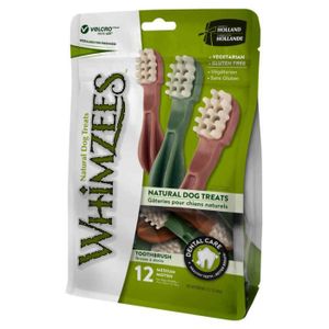 FRIANDISE Whimzees - Friandises Brosse à Dents Dog Treats M pour Chien - x12