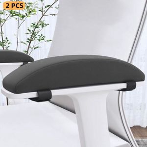 Lot De 2 Coussinets D'Accoudoirs Ergonomiques – Mousse Mémoire De Forme – Soulagez Poignets, Épaules Et Cou Sur Chaise Bureau
