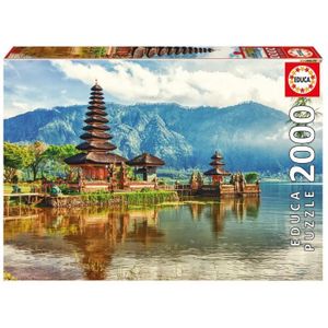 PUZZLE EDUCA Borras Puzzle 2000 piéces Temple Ulun Danu, 