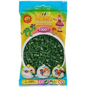 Pot Perles Hama Midi + Plaques - Modèle Vert - env. 15 000 perles