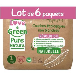 COUCHE Couche Jetable Bebe - Limics24 - & Green Pure Natu