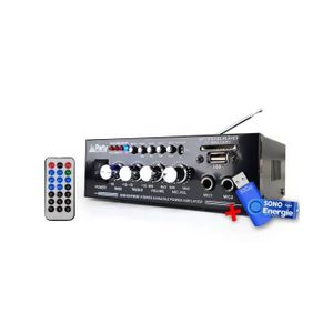AMPLI PUISSANCE Amplificateur karaoke 50W - USB/BLUETOOTH/SD/FM + 