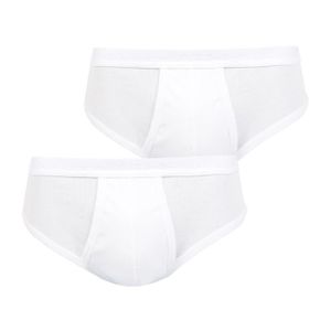 CULOTTE - SLIP Lot de 2 slips taille haute ouverts homme Coton Bi