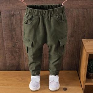 PANTALON Tongcart Garçon Pantalon Enfants Printemps Automne Vêtements Solide Enfants Pantalons Pour Bébé Garçons Pantalons Taille 100 ~ 