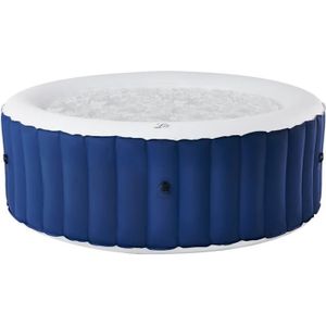 SPA COMPLET - KIT SPA Spa gonflable rond Ø204cm LITE - 6 places - MSPA - Bleu