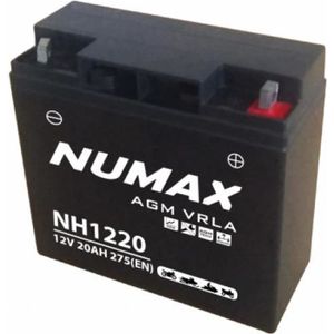 BATTERIE VÉHICULE Batterie moto Numax Premium AGM NH1220 12V 20Ah 275A