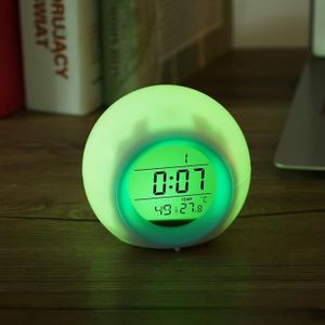 RÉVEIL ENFANT Tbest Réveil Digital alarm clock light alarm clock