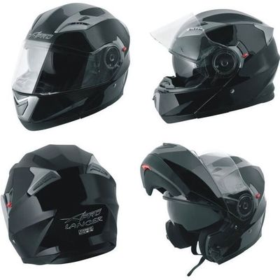 Casque modulable A-Pro Lancerblacl flip-up pare-soleil
