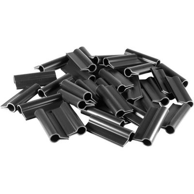 Lot De 32 Clips De Fixation Pour Film De Serre PVC - Piquets Plastique 6,1cm, Noir Pour Jardin Et Piscine