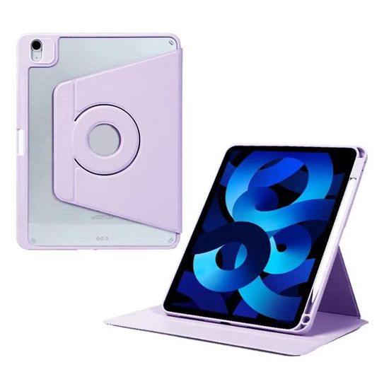 Custodia Magnetica Smart Cover Per IPad Air 1 E IPad Air 2 - Funzione Spegnimento Automatico - Colore Rosso