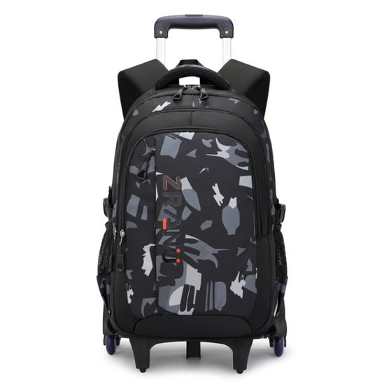 Sac à Dos à Roulettes Tanou 30L - Cartable Scolaire Avec 6 Roues, Pour Ordinateur 15,6", Détachable - Garçon Et Ado