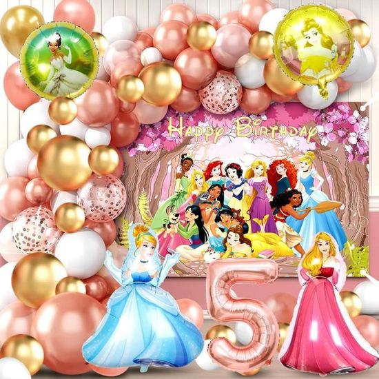 Ballon Anniversaire Princesse 5 Ans, Anniversaire Princesse 5 Ans