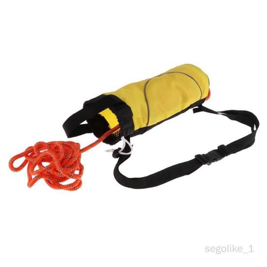 Natudeco Corde Flottante 15m Avec Sac Oxford - Corde De Sauvetage Réfléchissante Pour Kayak Et Canoë
