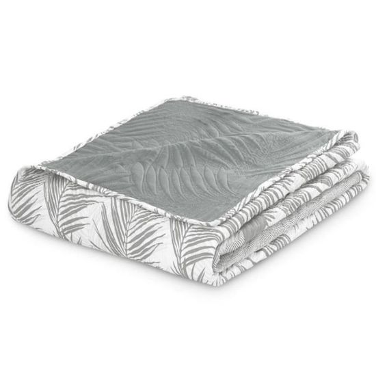 AmeliaHome Kissenbezüge 45x45 Cm, Tropical Bonaire – Stylische Steppung In Grau-Weiß Fürs Wohnzimmer
