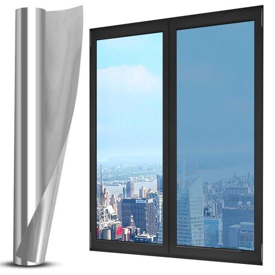 Film Miroir pour Vitre, Film Miroir Fenêtre pour vitrage Anti UV Anti — free download