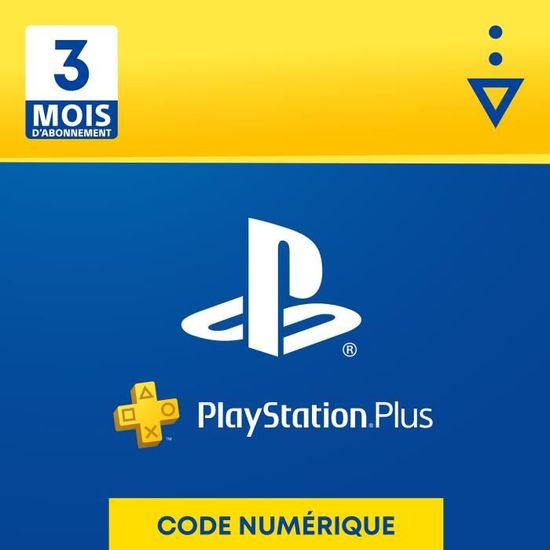 Abonnement 3 Mois au PlayStation Plus - Code de Téléchargement PS4 & PS5