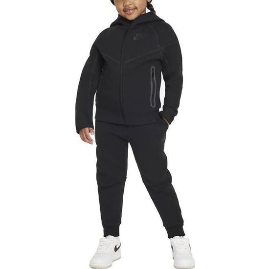 Survêtement Enfant Nike Tech Fleece Noir Manches Longues Noir