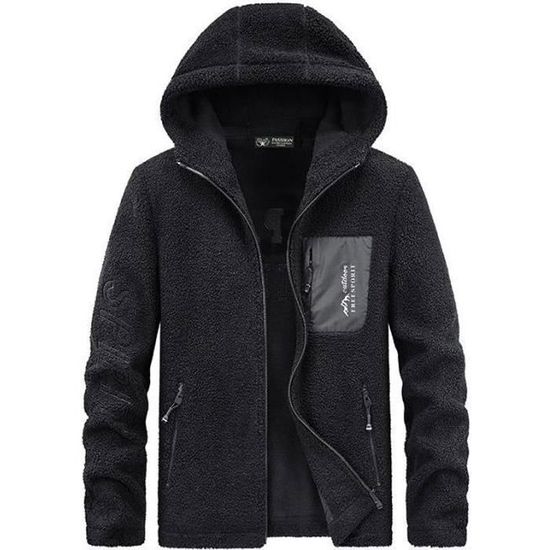 Eddie Bauer Camp Sweat à capuche en polaire pour homme