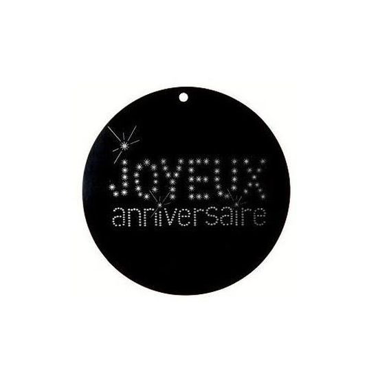 Marque Place Joyeux Anniversaire Noir X10 Ref 4015 Cdiscount Maison