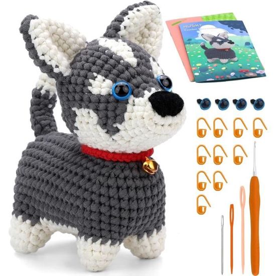 Kit De Crochet Pour Débutants - Animaux Mignons à Créer Soi-même - Instructions étape Par étape Et Vidéos Incluses - Cadeau Créatif Idéal