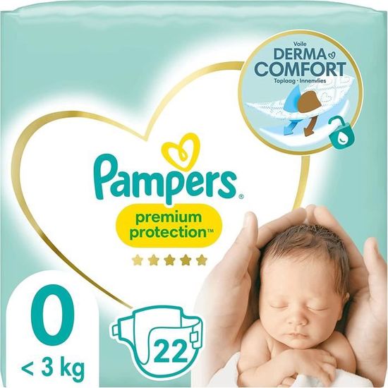 Pampers taille 0 - Cdiscount