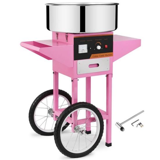 Appareil à barbe à papa professionnel avec chariot - Cdiscount