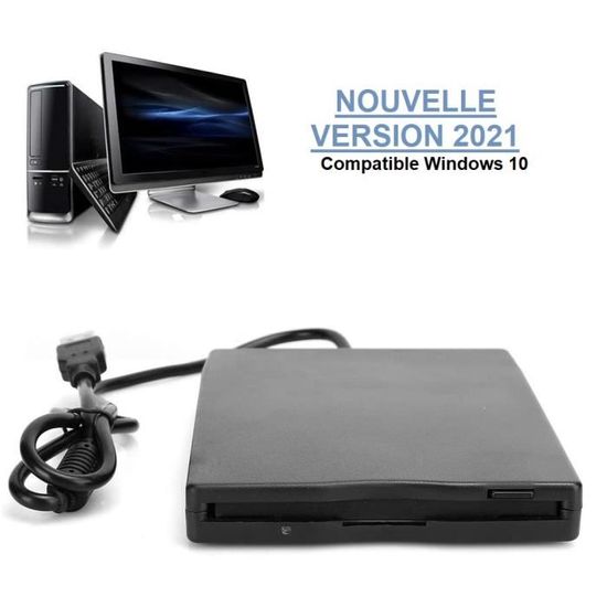 Adaptateur USB Pour Lecteur Disquette 3,5" | 34 Broches | Plug & Play | Pour Récupération Données