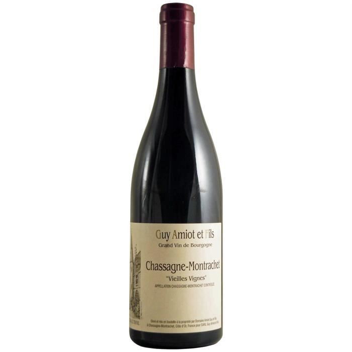 Chassagne-Montrachet Vieilles Vignes Rouge 2020 - 75cl - Domaine Guy Amiot - Vin AOC Rouge de Bourgogne - Cépage Pinot Noir