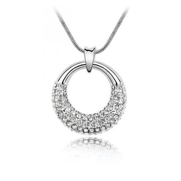 Pendentif en Cristal de Swarovski Element blanc