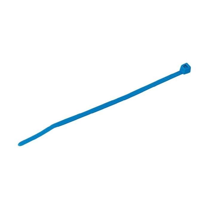 Collier de serrage coloris bleu (L x l) 100 mm …