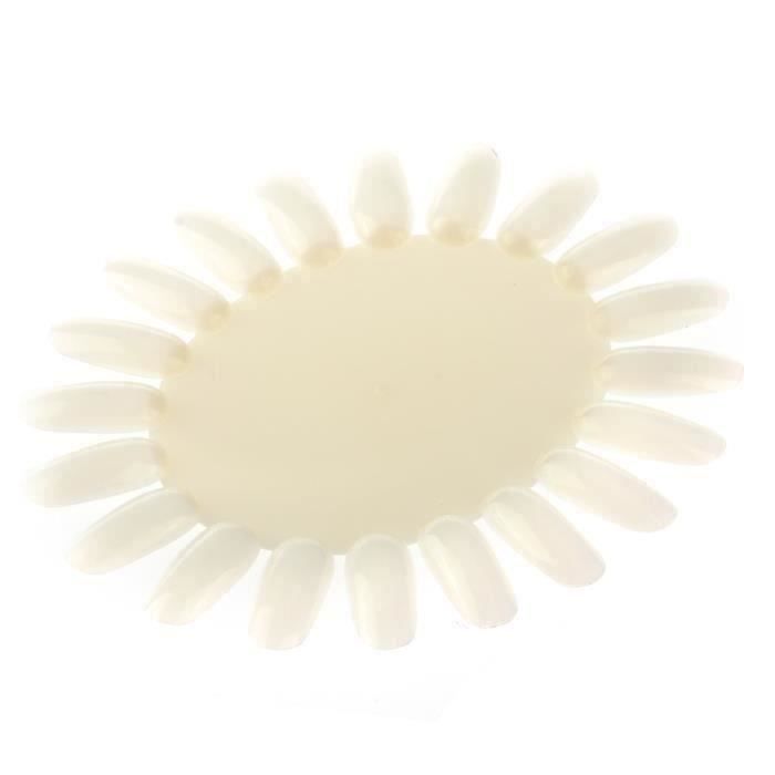 HT 10pcs tournesol Nail Art acrylique Conseils en forme de faux Faux ongles pneus Palette pratique Panneaux d'..... - HTNSY1212A2146