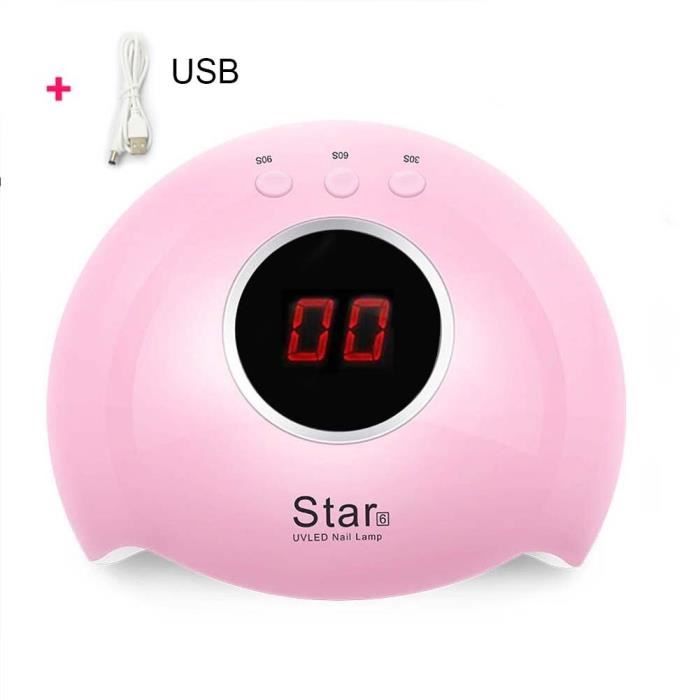 sèche-ongles -Lampe UV 72W New5 PRO lampe à ongles LED pour manucure lampe à deux mains 36 pièces...- Modèle: STAR 6 - MIZJHGA05103