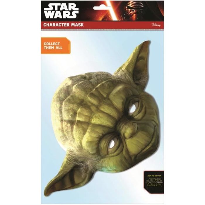 STAR WARS Masque Yoda en carton