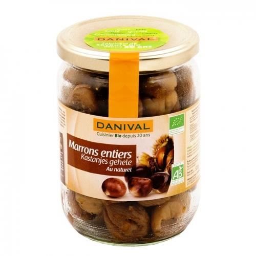 DANIVAL - Marrons entiers au naturel bio 320 g