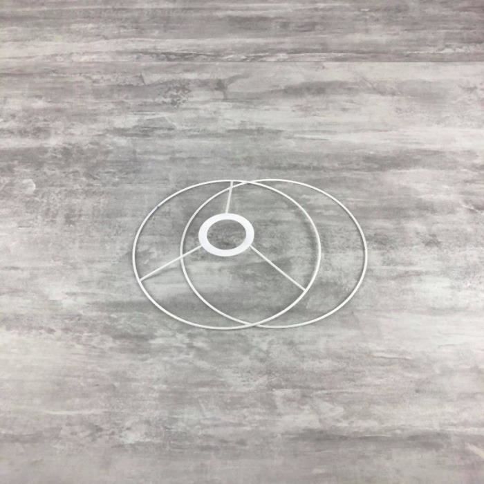 Set d'Ossature pour abat-jour, Forme ronde diamètre 20 cm - Unique