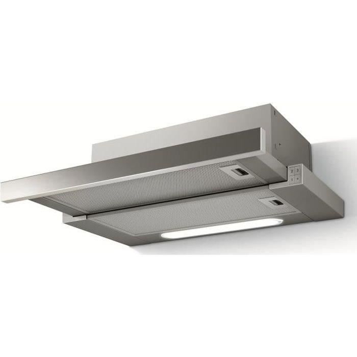 TURBOAIR TT14 LX/GRX/F/60 - Hotte murale - 65 dB max - Inox