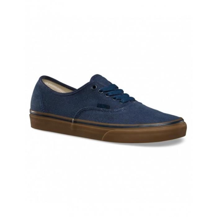 Chaussures Vans U Authentic Washed Canvas - Dress Blues / Gum